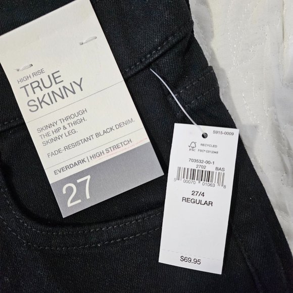 GAP High Rise True Skinny Jeans SIZE 27 (NWT) - Picture 9 of 9